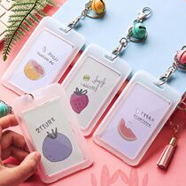Primary school student breast card with lanyard name kindergarten name card neck cartoon pick-up card set childrens badge listing