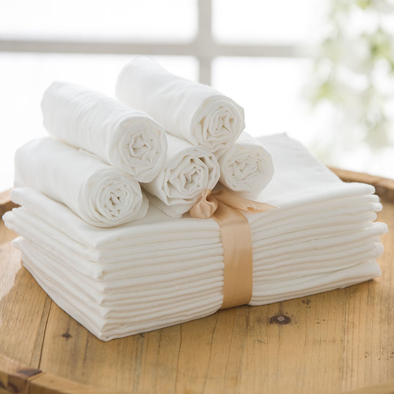 Hatsukino] Baby Cotton Gauze Diaper Cotton Newborn Washable Baby Diaper Pack of 10 Tablets