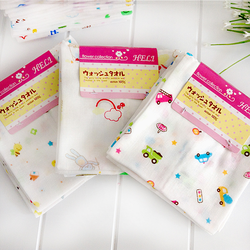 Newborn gauze handkerchief double layer saliva towel towel face towel baby soft baby cotton square towel four layers