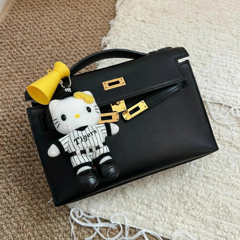 First-Generation Kelly Bag for Women 2026 New Imported Swift Cowhide Handbag Mini High-End Versatile Crossbody Bag