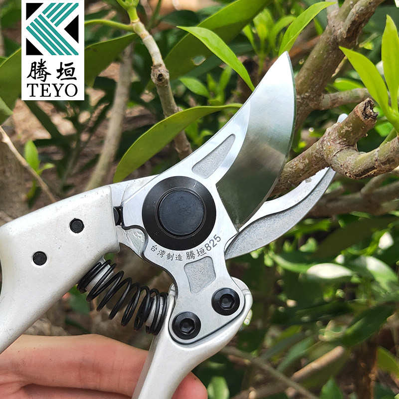 Taiwan's Tengyuan 825 cut of branches and prunings of fruit trees prunedand cut plants with flowers and scissors for home gardening coarse branches and labor-saving cuts
