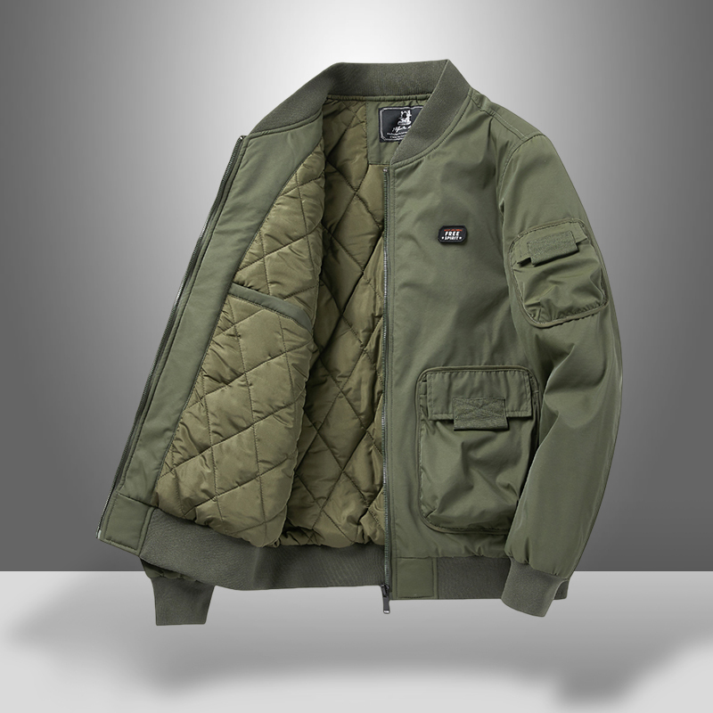 American Air Force Pilot Jacket Ma-1 Men's Jacket Baseball Uniform Men's Multi-Pocket Spring and Autumn Workwear Top