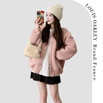 French LOUIS OAKLEY French maternity wear spring and autumn fashionable lazy style thickened casual long-sleeved coat for women