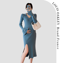 French LOUIS OAKLEY French maternity wear spring and autumn fashionable slim fit versatile sweaters and sweaters for women