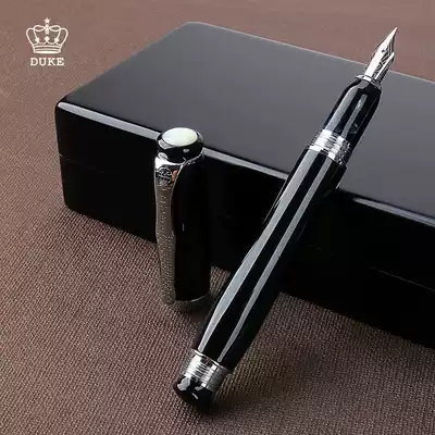 Duke Duke 619 tutor Iridium pen pen ink pen gift box packaging gift for self-use Chinese style high-grade German men rotating pen cap metal heavy lettering brand