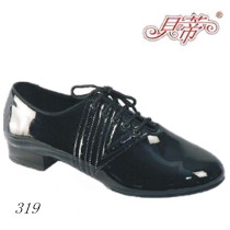  Betty dance shoes mens modern shoes 319 imported patent leather waltz dance national standard dance shoes soft two-point bottom