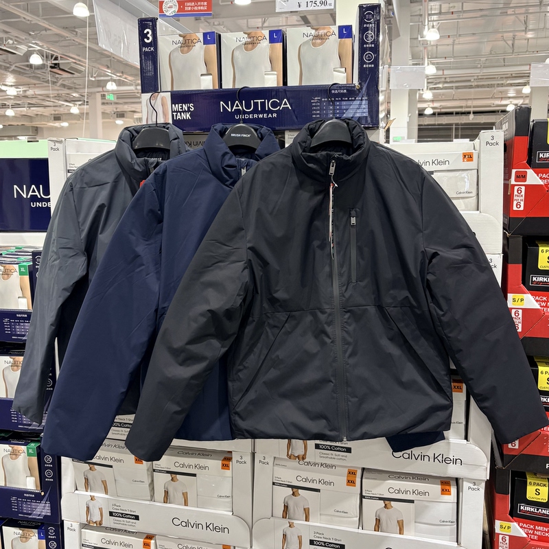 Costco Genuine Men's down Jacket 90% Duck down Autumn and Winter Coat Warm Top Casual Windproof