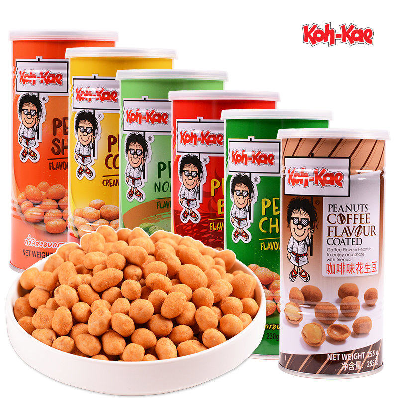 Thai big brother peanut Bean Coffee barbecue mustard coconut milk chicken shrimp flavor nuts fried snack snack