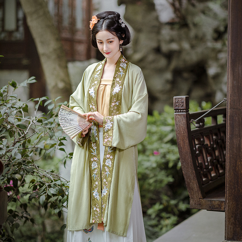 Pool Xia chatting about fasting: syth leading to the Song Dynasty, Song of the Song Dynasty, Song of the Song Dynasty 100 Rosedress Original Improved Hanfu CP of the fragrant jade