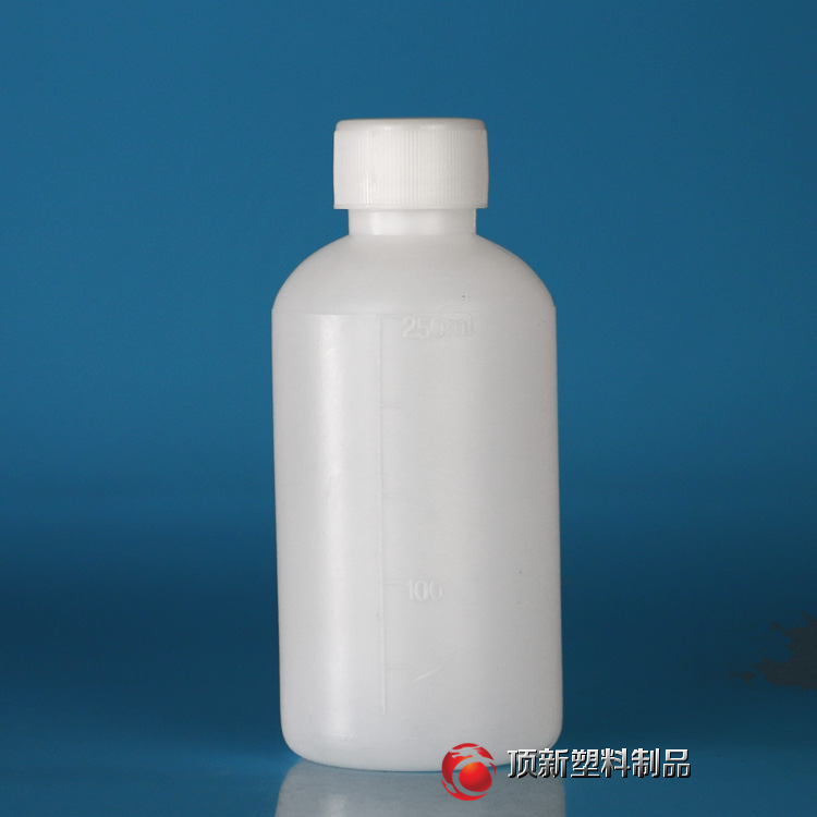 250ml small mouth translucent liquid bottle PE plastic bottle reagent bottle potion thickness promotion