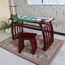 Elm Calligraphy Table Kindergarten Chinese Studies Table Painting and Calligraphy Table Antique Saddle Table Writing Table Guqin Table Pine Calligraphy Table