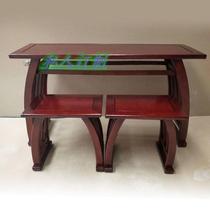 Guoqin class solid wood Chinese school table kindergarten Chinese culture table Guqin table pine calligraphy table writing desk copy