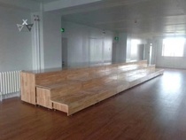 Stage photo table Campus movable folding photo table Kindergarten chorus table Arc stage Music chorus table