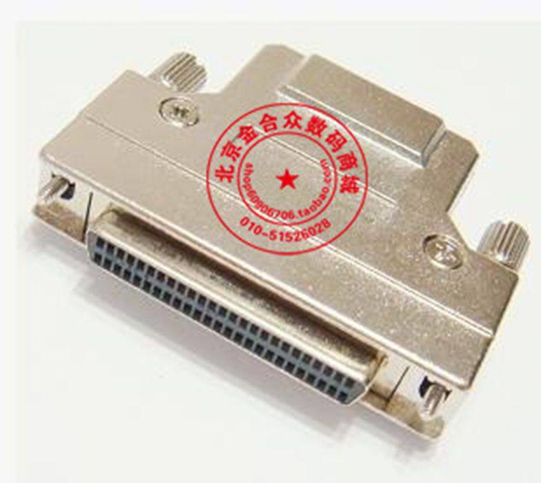 SCSI DB50 core wire female head 50 bus wire iron shell screw DB50P welding wire mother head