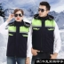 Phản quang dải công việc vest vest xây dựng kỹ thuật an toàn vest 4S shop xe làm đẹp làm sạch mùa thu và bảo hiểm lao động vest áo thun coolmate Áo vest cotton