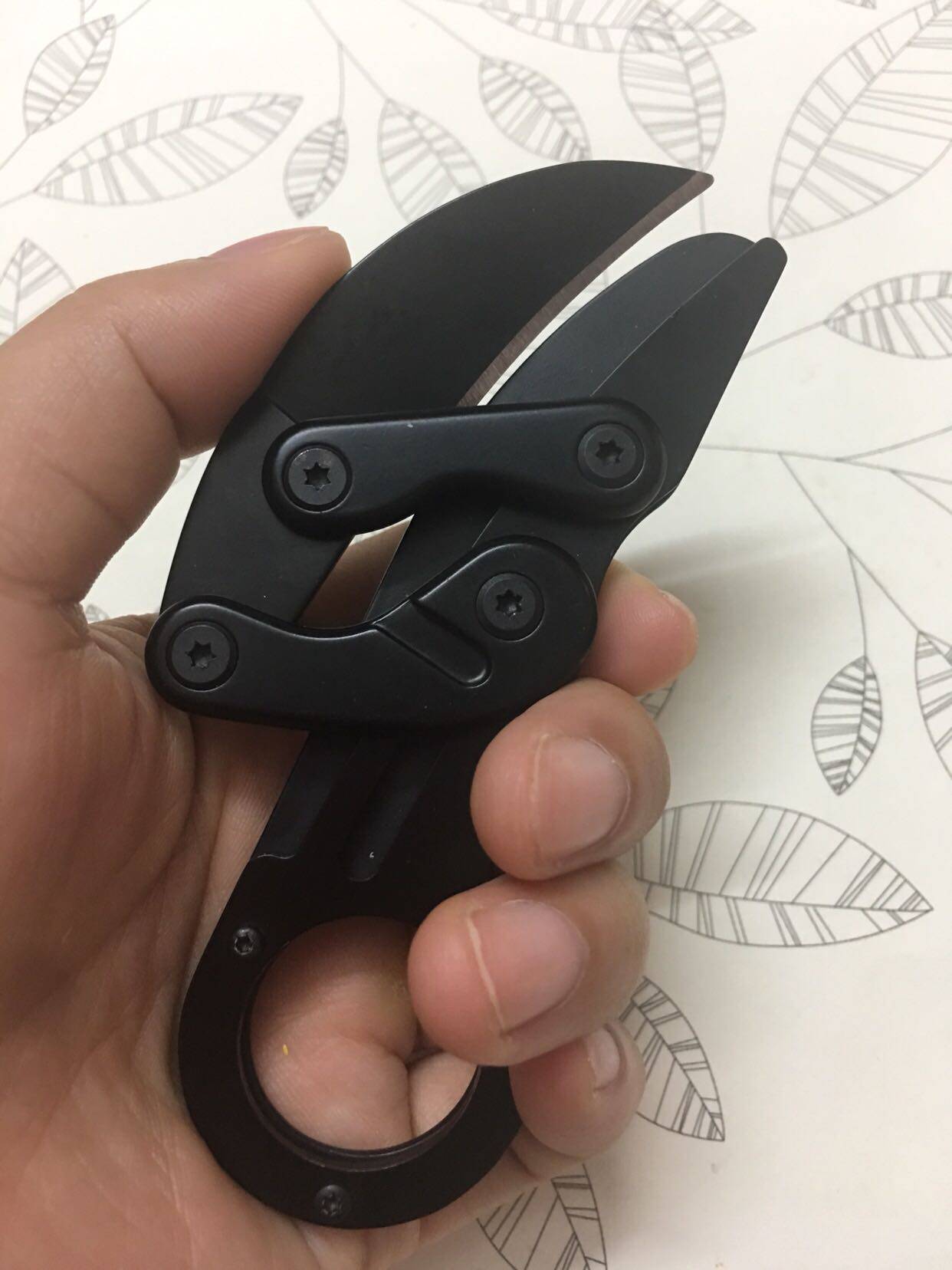 Mechanical Paw Carry-on Outdoor Tool Camping for high hardness multifunctional full steel claw folding EDC outdoor