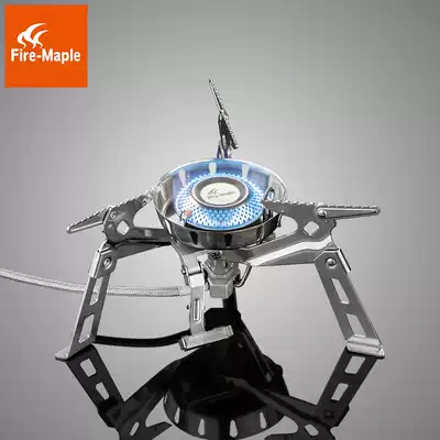 Fire Maple Rock Outdoor Windproof Gas Furnace High Altitude Camping Windproof Furnace Head Furnace with Preheating Tube Electronic Fire