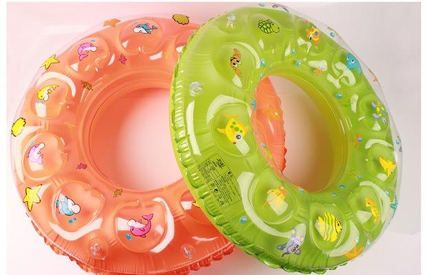 Đàn ông và phụ nữ cô gái cầm tay cô gái trang trí học sinh suối nước nóng trẻ em bơi vòng 1-3 tuổi phim hoạt hình mùa hè sơ sinh - Cao su nổi phao đỡ cổ