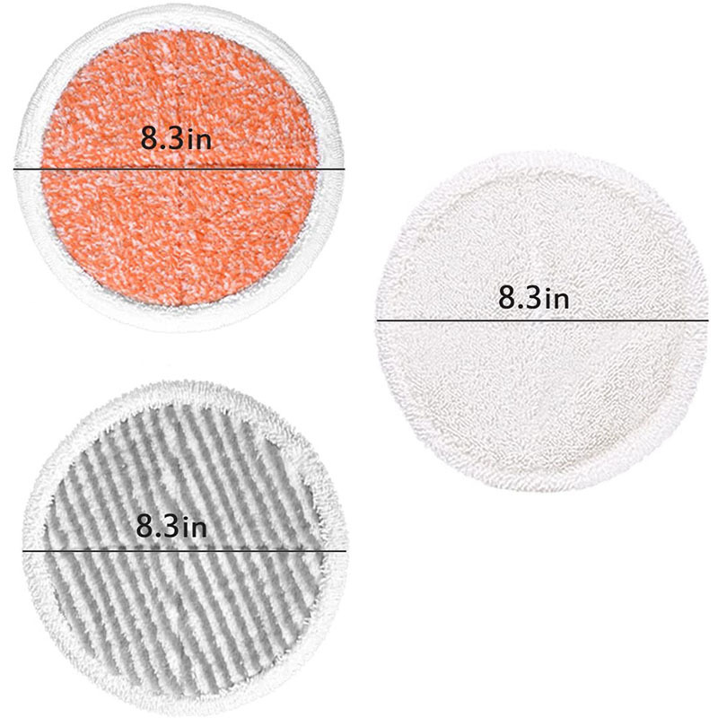 Bissell 2124 2039A Bisheng double head electric steam mop head round 20cm replacement rag paste