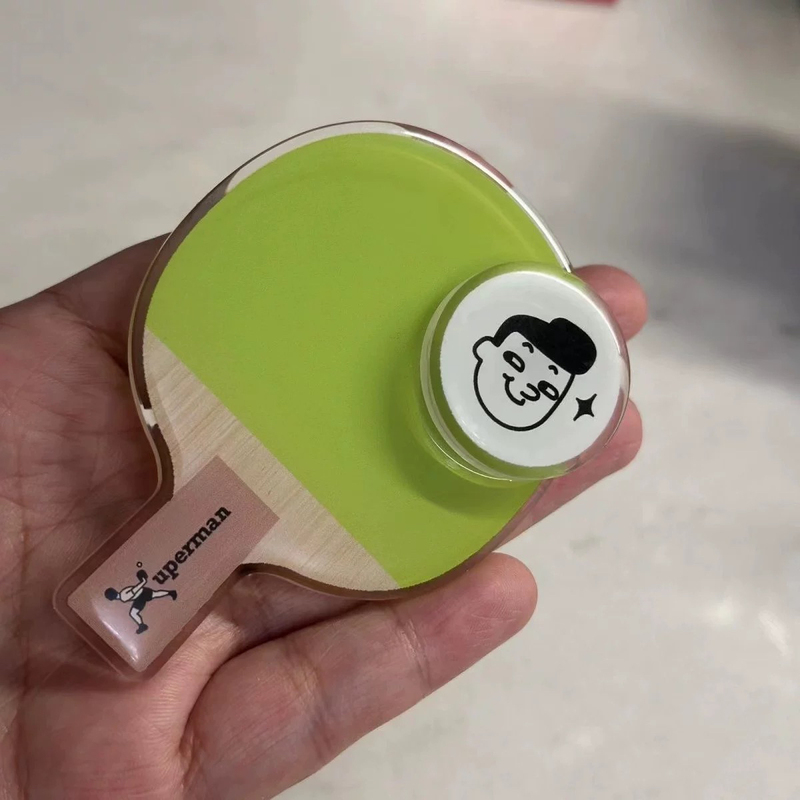 Xu Xin Same Style from Xiaohongshu, Table Tennis Rotating Acrylic Telescopic Airbag Magnetic Phone Holder, Lazy Holder