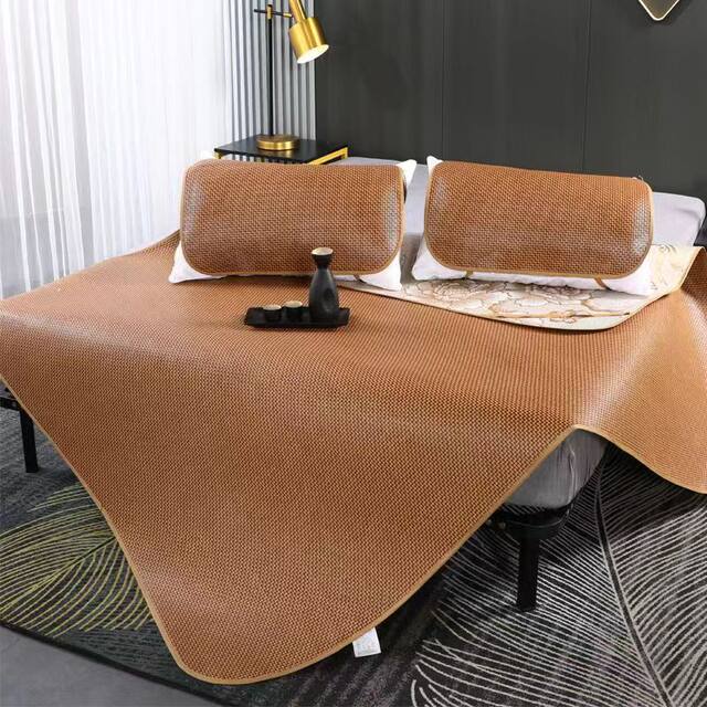 Summer mat mat 1.5m1.8m0.9/1.2m single double mat foldable dormitory straw mat new style