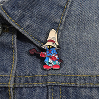 Final Fantasy game peripheral alloy brooch cute cartoon Bibi Ornidia badge clothing accessories