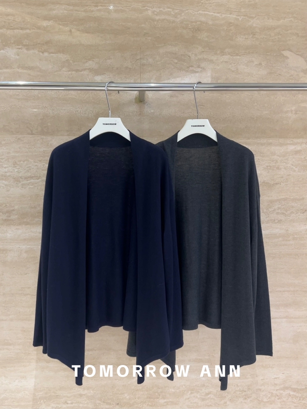Tomorrow Genuine 2026 Spring New Wool Short Shawl Cardigan Jacket Knitted Cardigan for Women 11803