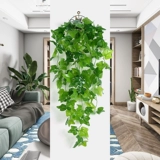 Моделирование зеленое растение стена -настенная поверхность внутренней стены декоративная фальшивая виноградная лоза Пластиковая растение виноградная лоза зеленый укроп висящий орхидея висящие цветы виноградные винограды