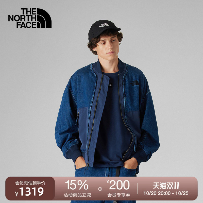 The North Face Ue Designer Men's Casual Denim Jacket Denim Coat Fake Two-Piece Outdoor Thenorthface8E5K