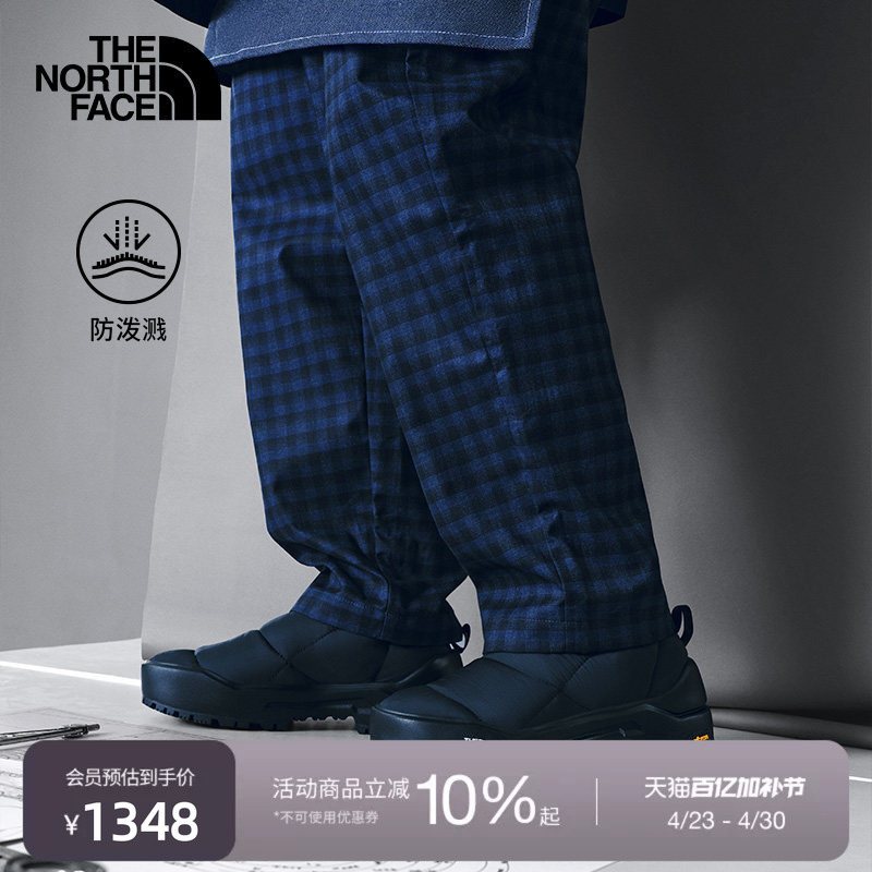 The North Face Ue Designer Plaid Casual Pants for Men with Multiple Pockets, Outdoor Water-Repellent Thenorthface | 8E1Y