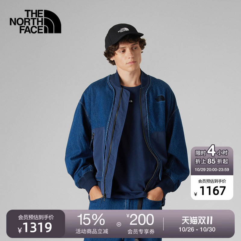 The North Face Ue Designer Men's Casual Denim Jacket Denim Coat Fake Two-Piece Outdoor Thenorthface8E5K