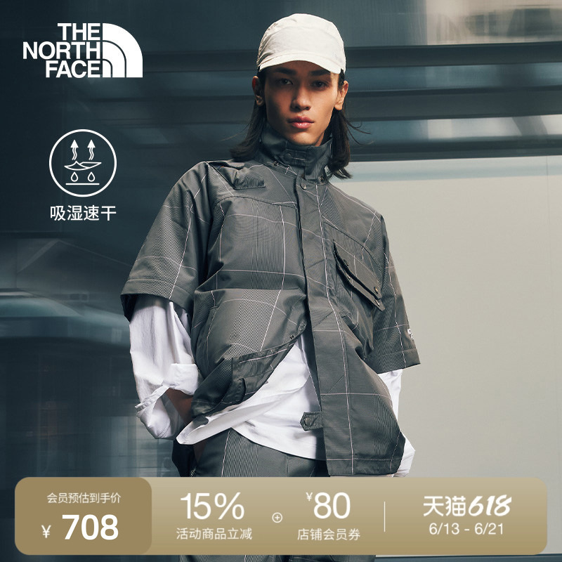 [Same Style as Li Yunrui] North Face Ue Designer Quick-Drying Short-Sleeved Shirt Thenorthface | 8Ckj