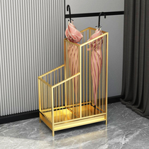 Umbrella Shelf Storage Rack Home Iron Art Light Lavish Commercial Umbrella Containing Barrel Doorway Placing God Instrumental Drain Umbrella Stand