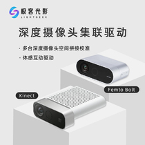 Kinect integration somatosensory drive deep picture stitching Obi Zhongguang human body interaction multi-channel fusion
