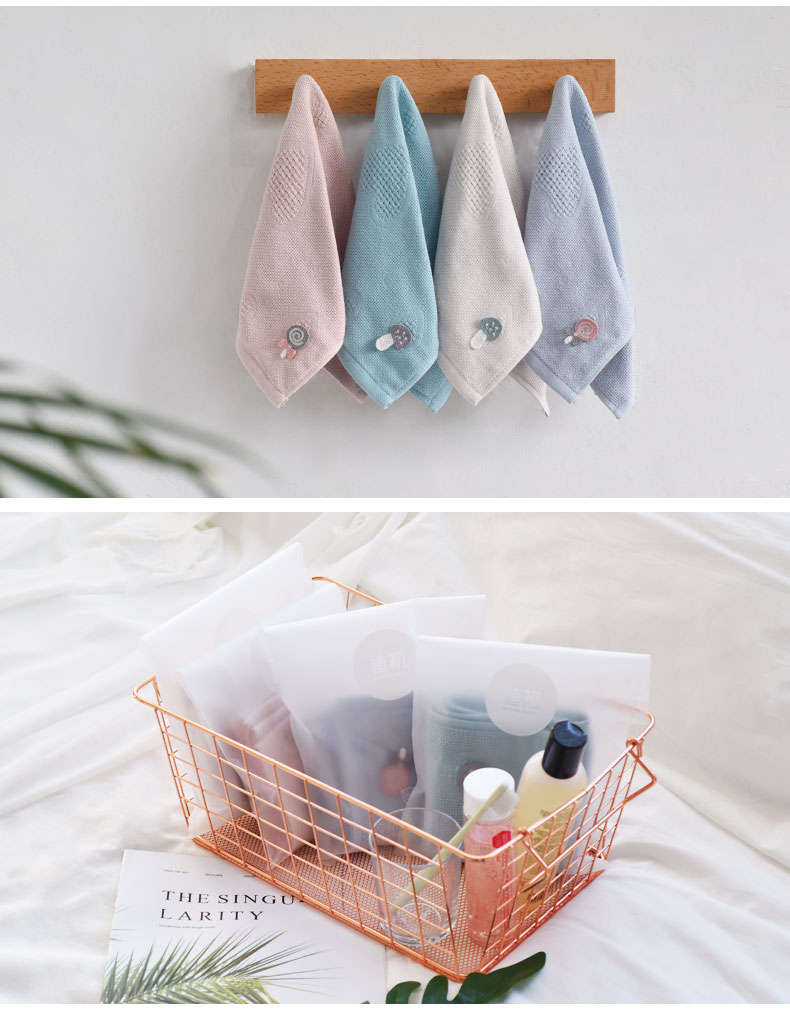 Điều 4 trẻ em thiết bị trồng đầu gạc khăn mềm khăn bé phim hoạt hình con nhỏ dễ thương khuôn mặt thấm khăn khô nhanh - Khăn tắm / áo choàng tắm áo choàng tắm cho bé
