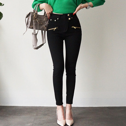 On the same day, Korean women's clothing 2022 summer high-waisted slim-fit casual narrow-leg pants TL185