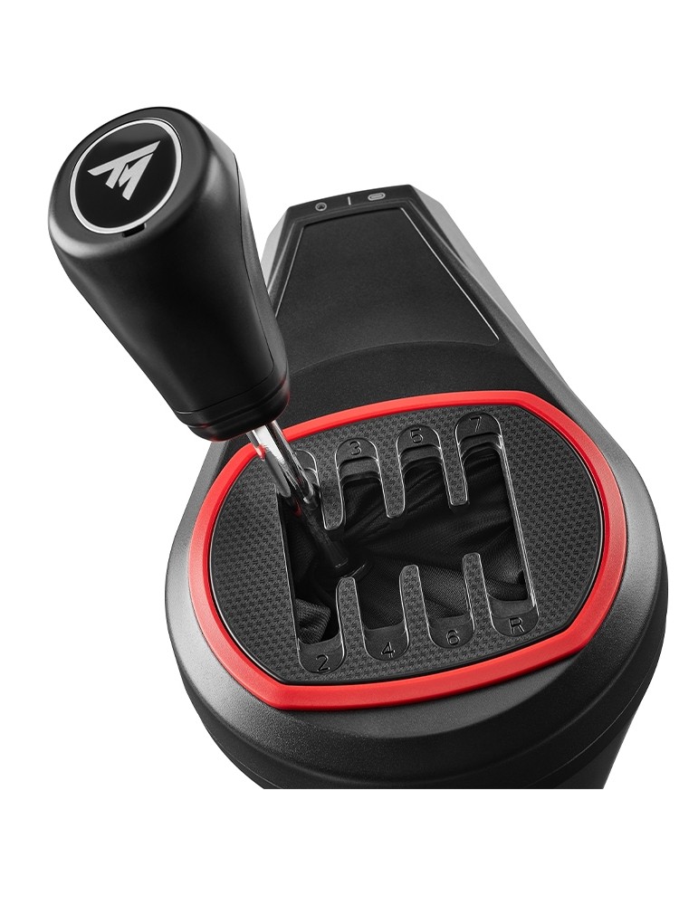 Thrustmaster's New Product Th8S, the New Elite Manual Gear Shift Racing Steering Wheel Simulator with 8 Gears, Fully Supports Pc/Ps/Xbox, European Truck 2/Dirt Rally