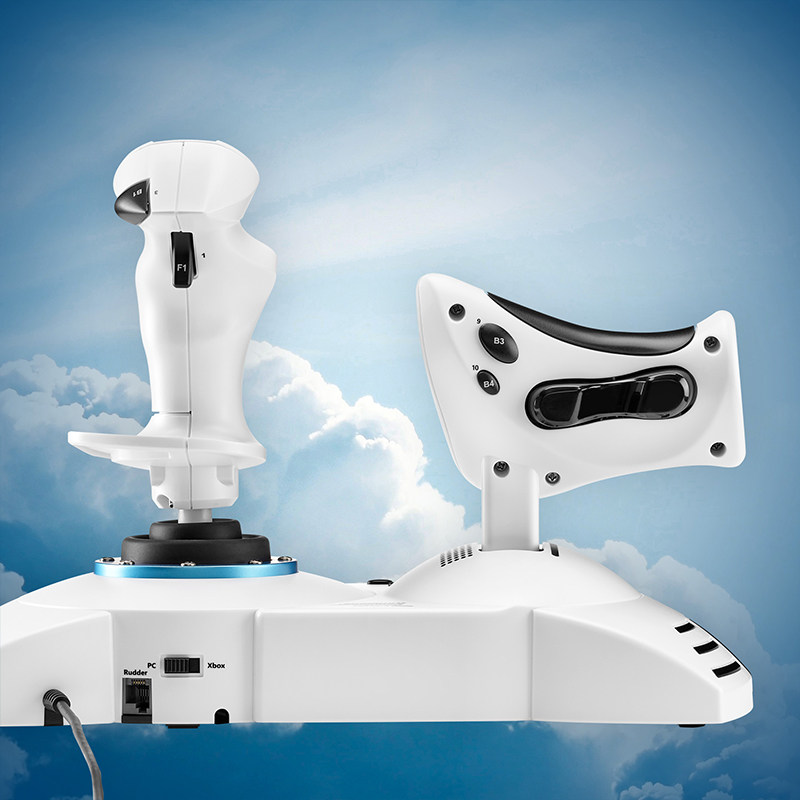 [Microsoft Flight Simulator 2024 Officially Licensed Joystick] Thrustmaster's New Flight Game Joystick Hotas One Two-Handed Flight Joystick Simulator Compatible with Xbox+Pc