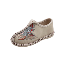Boys Hanfu shoes breathable childrens embroidered shoes ancient costume Han shoes ethnic style thousand-layer sole performance old Beijing cloth shoes