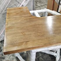 Solid Wood Table Plate Log Whole Board Bar Desk Desk Desk Floating Window Stairs Pine Wood Elm Wood Table Partition Customisation