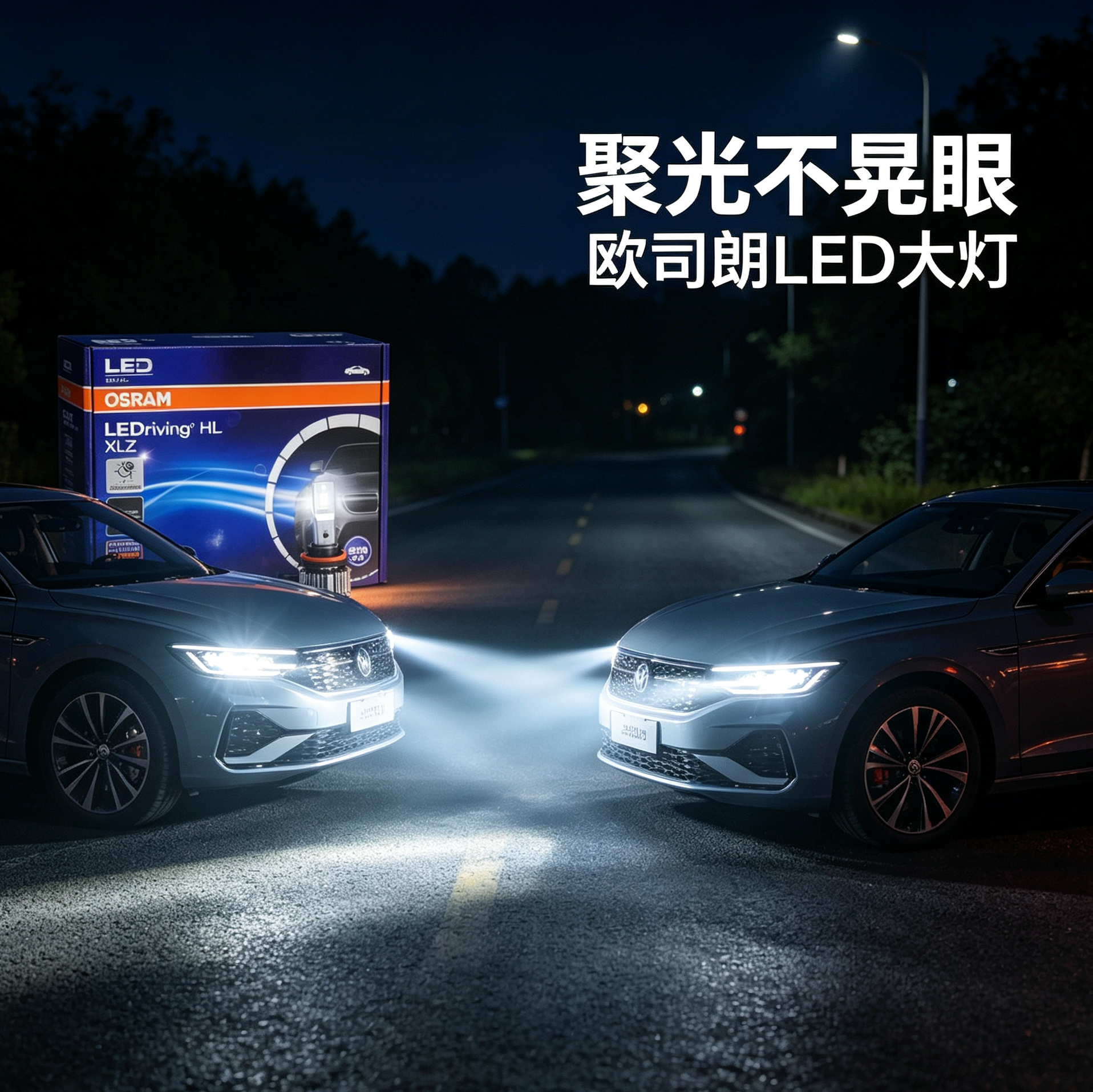 [Оссилаж LED-автомобильная лампа H1 H4 H7 H8 9012 HB3 H11 H9 белый свет для ближнего и дальнего света]