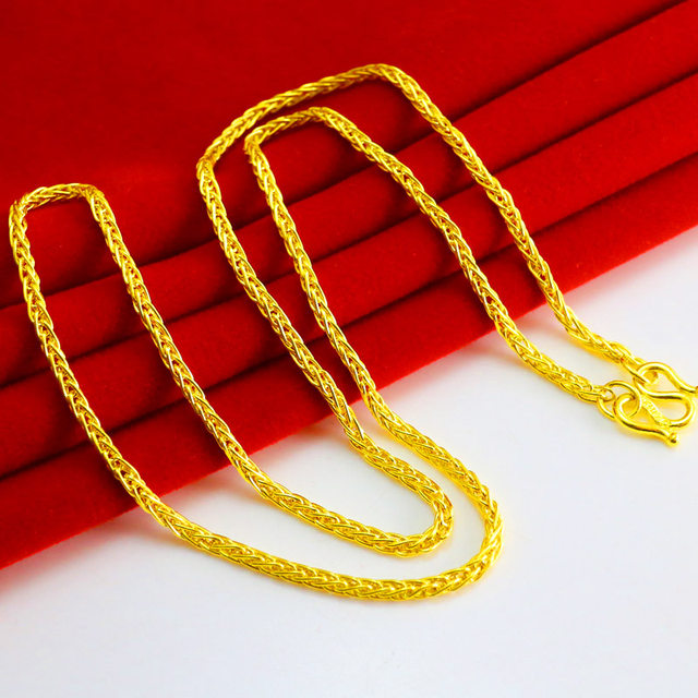 pure gold chain wedding jewelry plain gold