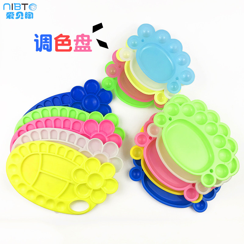 Colour palette Large number of small feet girl Propylene Water Powder Watercolor Paint Oil Painting Toning Children Fine Art Painting Paint Box