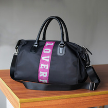 Travel bag female large capacity Hand bag short-distance Korean travel travel bag shoulder crossbody fitness color luggage bag