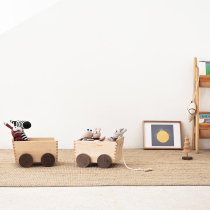 MUMO wood ink children tuk tuk Primary Childrens Series childrens storage box white maple black walnut