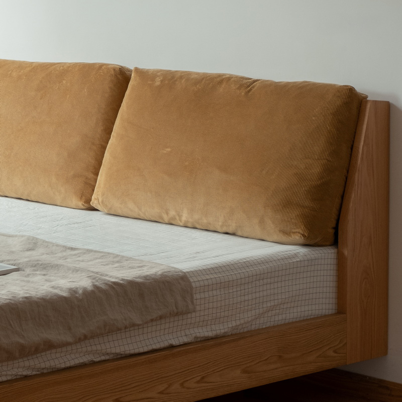 MUMO wood ink soft bag backrest pillow bedroom cloth art can be detached and tatami back cushion office sofa bed head by pillow-Taobao