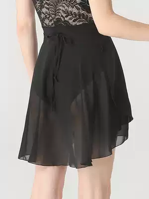 Adult ballet practice dress female adult chiffon lace one-piece dance dress teacher half-length dance skirt