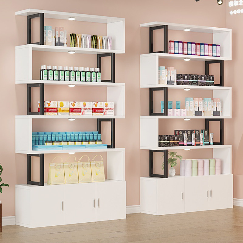 Beauty salon display cabinet shelf Supermarket shelf display shelf Hair salon store storage display cabinet Cosmetics display cabinet