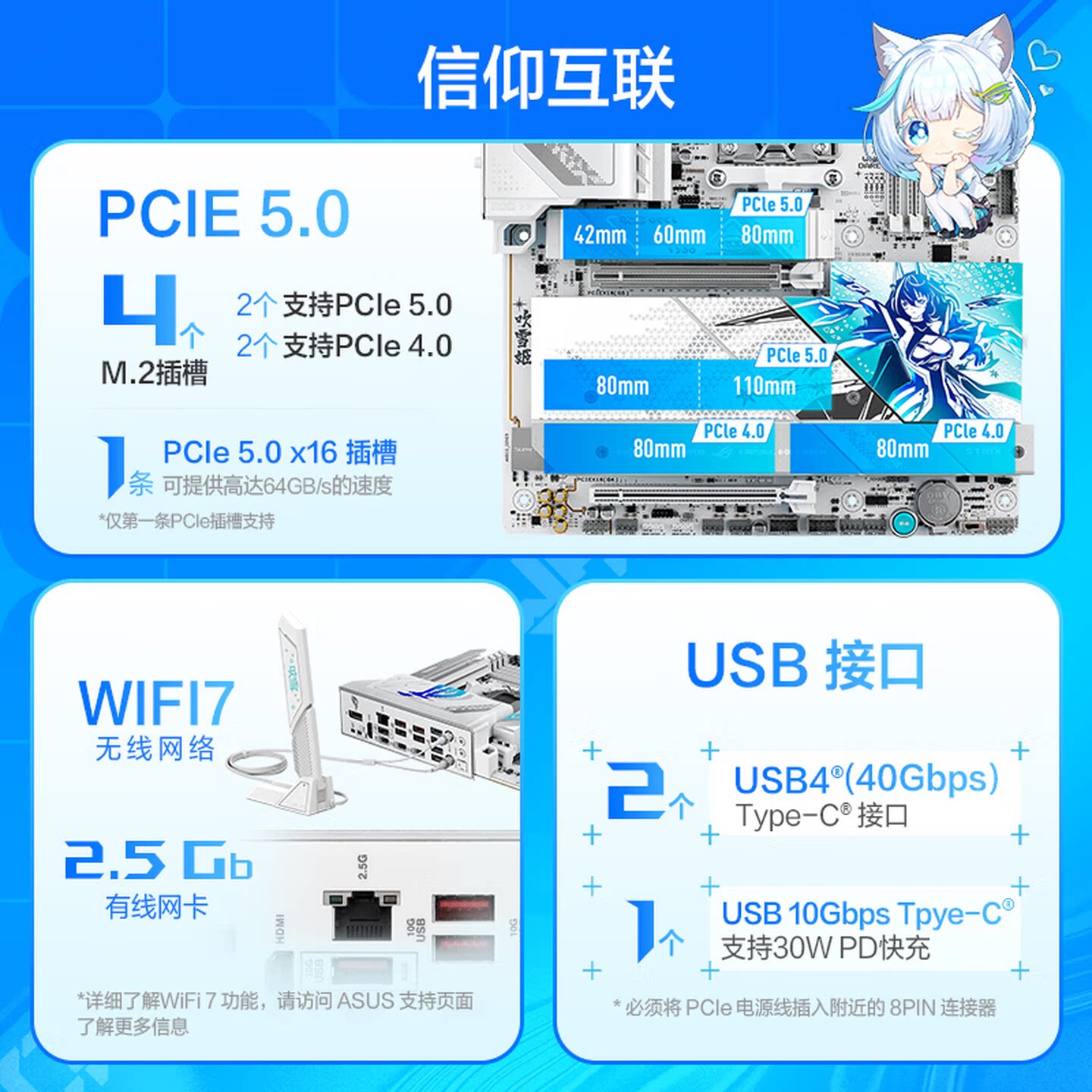 ROG STRIX B850-A 吹雪主板插图4
