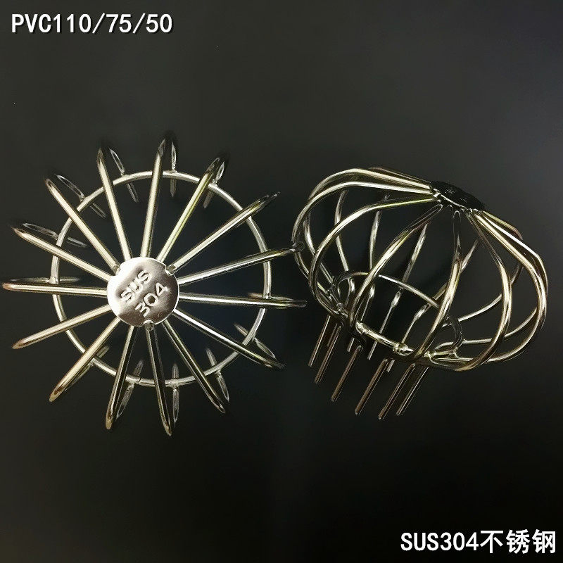 304 anti-blocking rain water bucket roof floor drain balcony floor drain water pipe filter screen anti-blocking outdoor floor drain cover